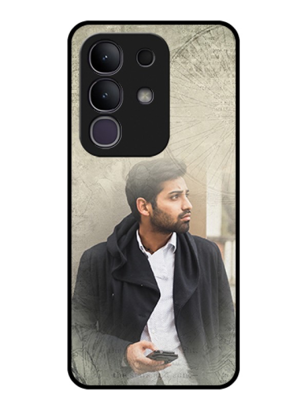 Custom Vivo T4x 5G Custom Metal Phone CaseCute Girl With Cloud Design