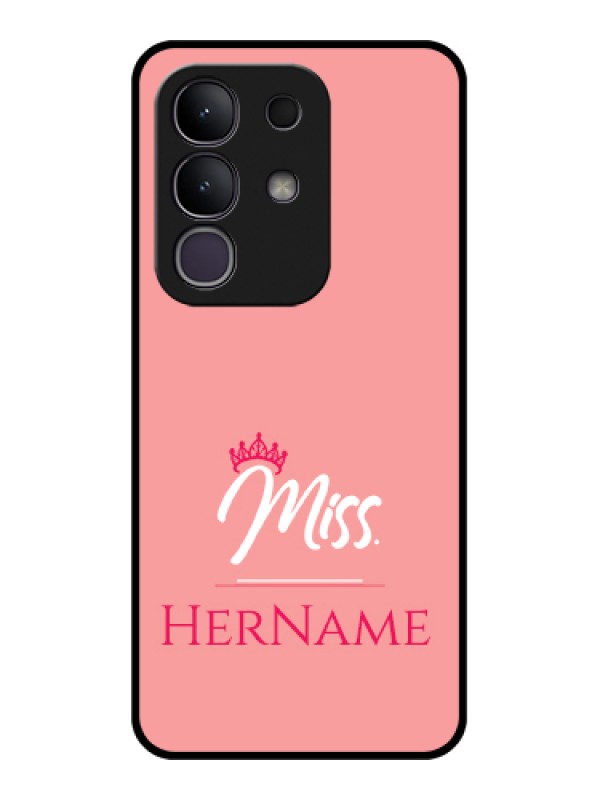 Custom Vivo T4x 5G Custom Metal Phone CaseBlue Pattern Design