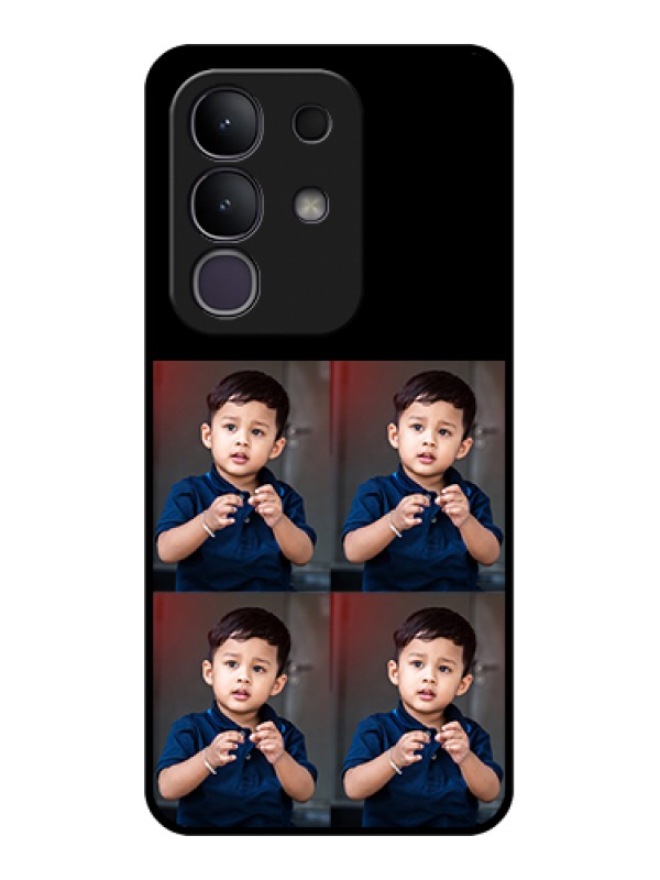 Custom Vivo T4x 5G Custom Metal Phone CaseSimple Blue Color Design