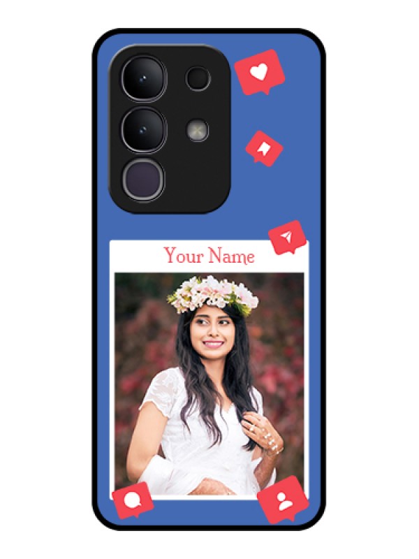 Custom Vivo T4x 5G Custom Metal Phone CaseLove Symbol Design