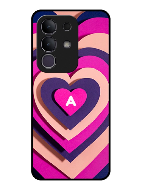 Custom Vivo T4x 5G Custom Metal Phone CaseViolet Colored Pattern Design