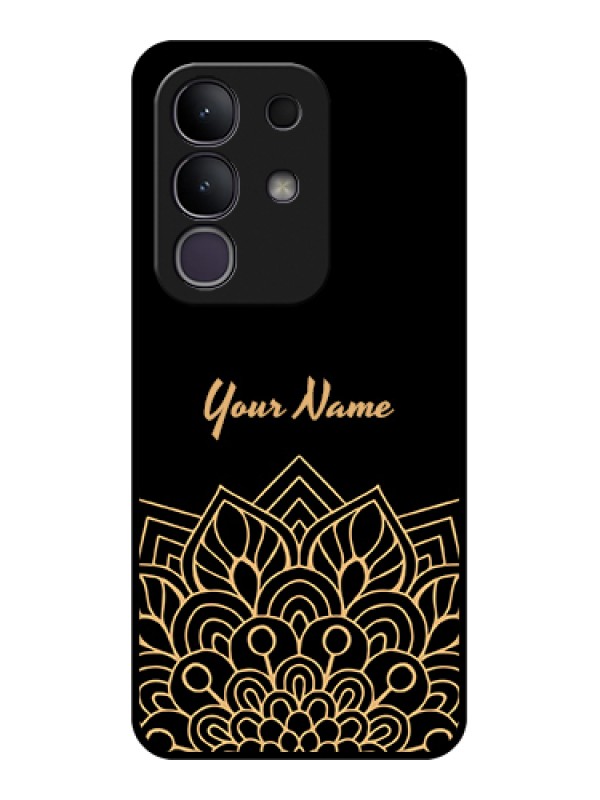 Custom Vivo T4x 5G Custom Metal Phone CaseRed Pattern Design