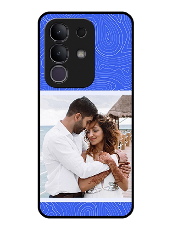 Custom Vivo T4x 5G Custom Metal Phone CaseWith Photo And Green Floral Design