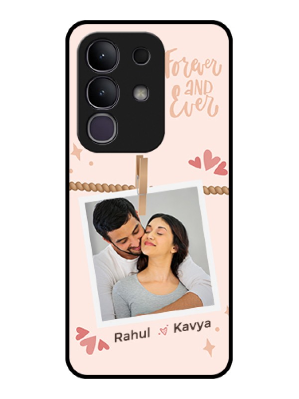 Custom Vivo T4x 5G Custom Metal Phone CaseBlack And White Stripes Design