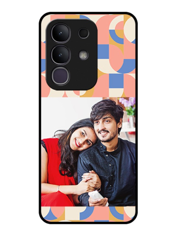 Custom Vivo T4x 5G Custom Metal Phone CaseWooden Texture Design