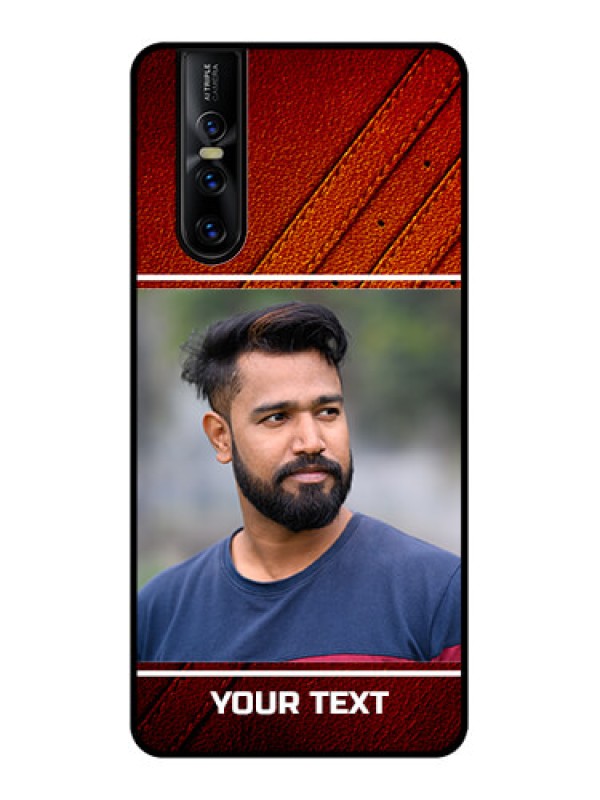 Custom Vivo V15 Pro Custom Metal Phone CaseLeather Phone Case Design
