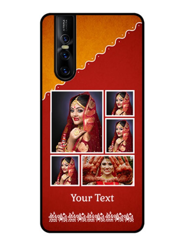 Custom Vivo V15 Pro Custom Metal Phone CaseWedding Pic Upload Design