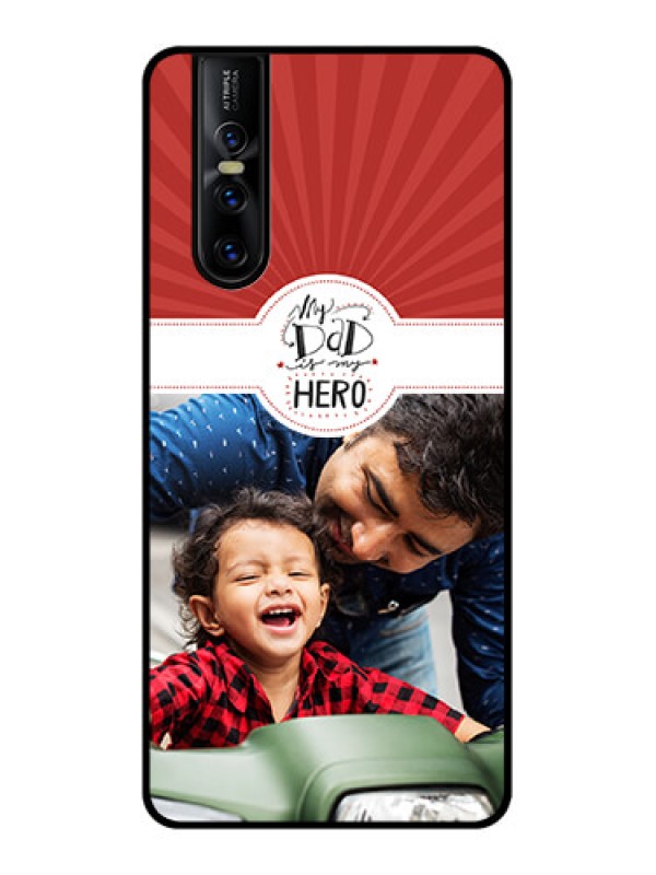 Custom Vivo V15 Pro Custom Metal Phone CaseMy Dad Hero Design