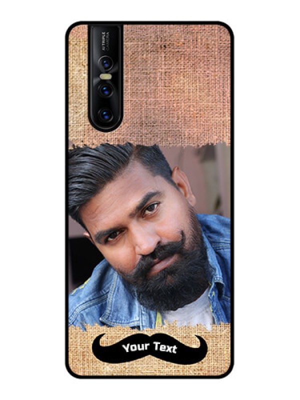 Custom Vivo V15 Pro Custom Metal Phone CaseWith Texture Design