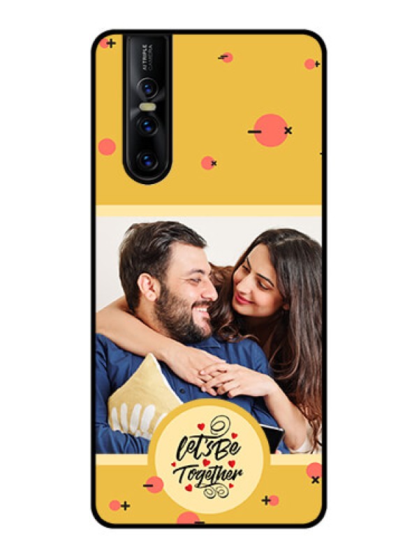 Custom Vivo V15 Pro Custom Metal Phone CaseLets Be Together Design