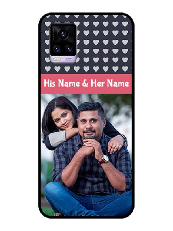 Custom Vivo V20 Custom Metal Phone CaseLove Symbols Design