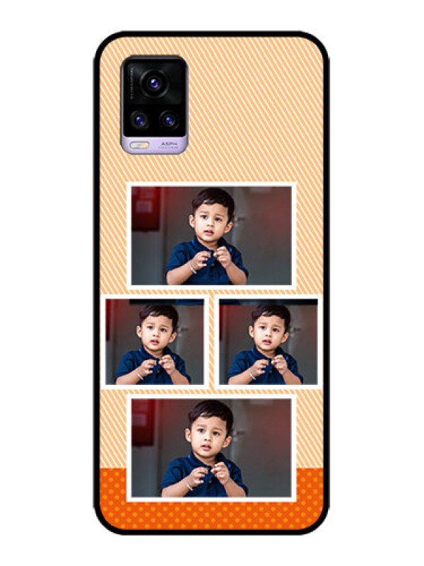 Custom Vivo V20 Custom Metal Phone CaseBulk Photos Upload Design