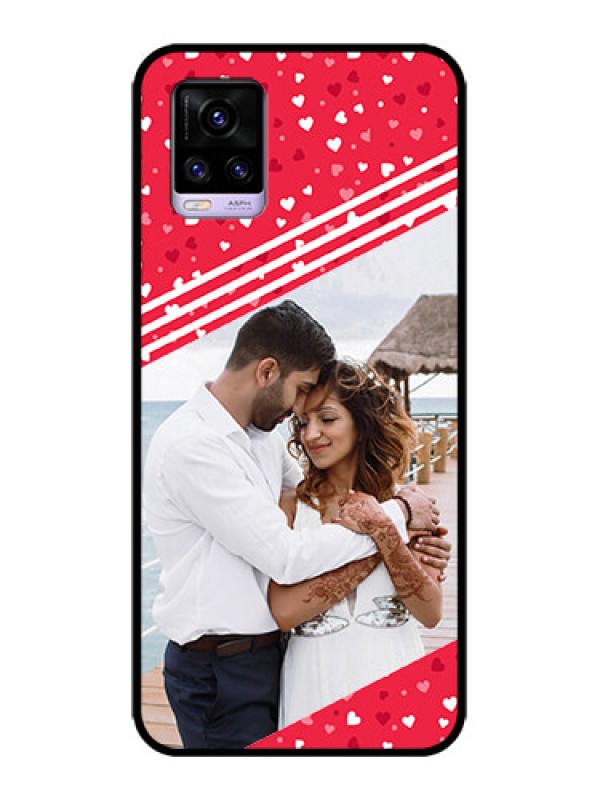 Custom Vivo V20 Custom Metal Phone CaseValentines Gift Design