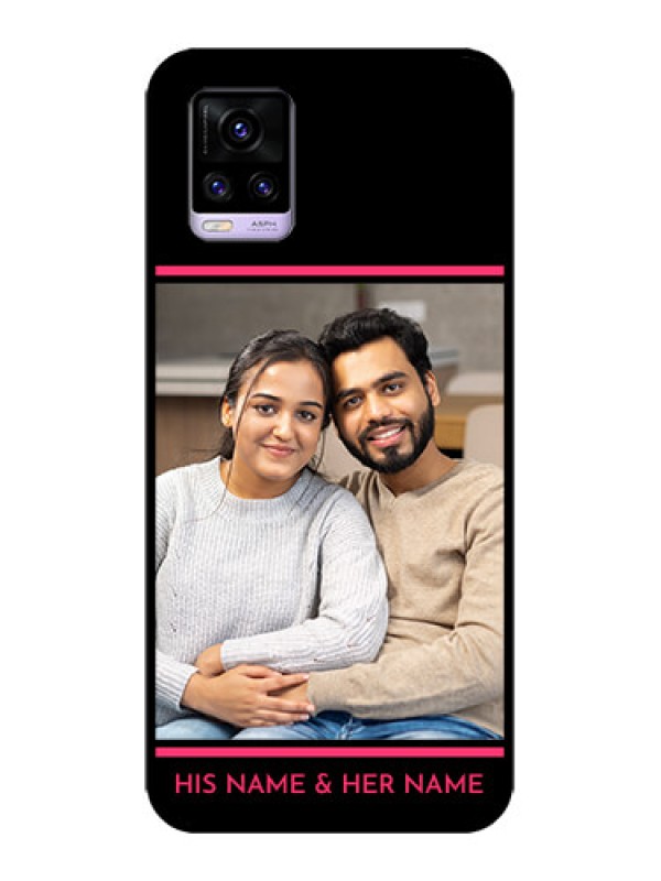 Custom Vivo V20 Custom Metal Phone CaseWith Add Text Design