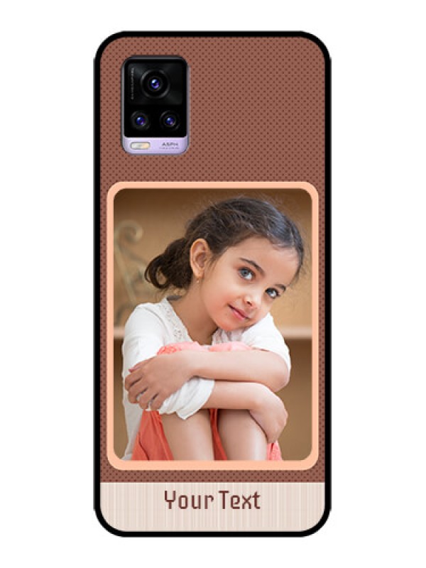 Custom Vivo V20 Custom Metal Phone CaseSimple Pic Upload Design