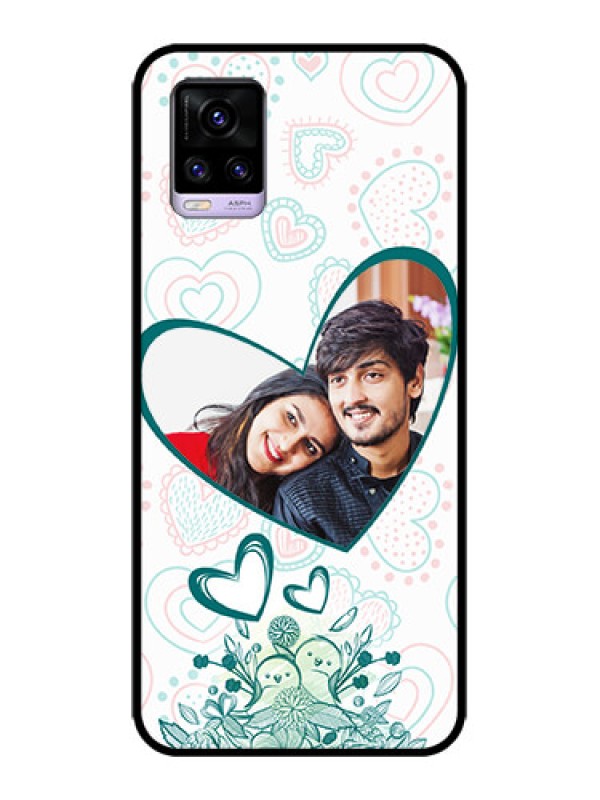 Custom Vivo V20 Custom Metal Phone CasePremium Couple Design