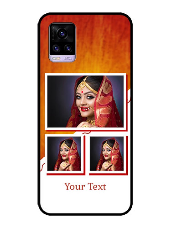 Custom Vivo V20 Custom Metal Phone CaseWedding Memories Design