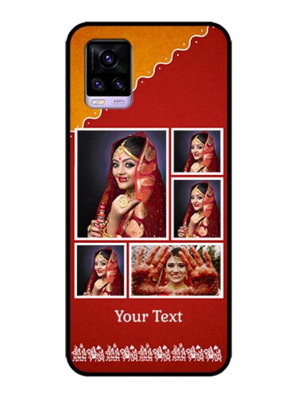Custom Vivo V20 Custom Metal Phone CaseWedding Pic Upload Design