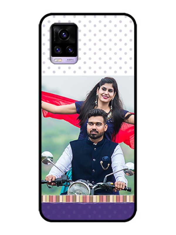 Custom Vivo V20 Custom Metal Phone CaseCute Family Design