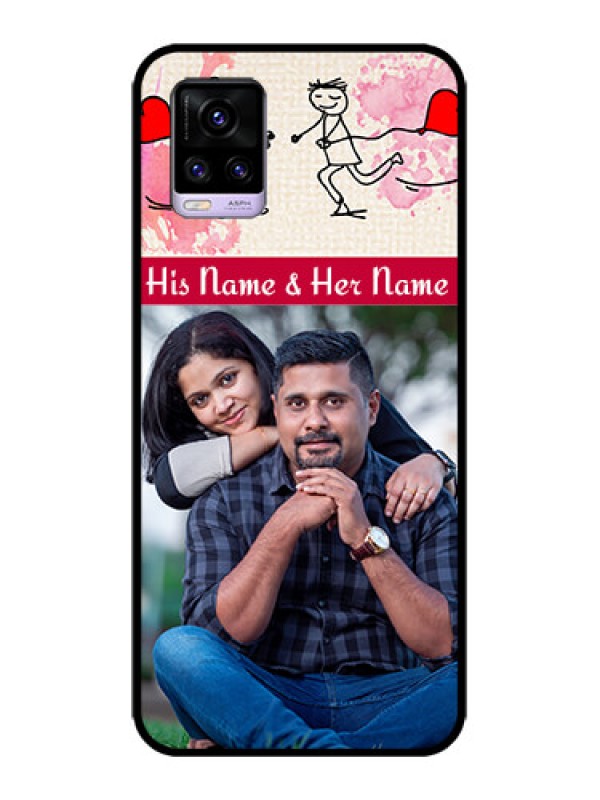 Custom Vivo V20 Custom Metal Phone CaseYou And Me Case Design