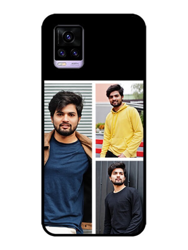 Custom Vivo V20 Custom Metal Phone CaseUpload Multiple Picture Design