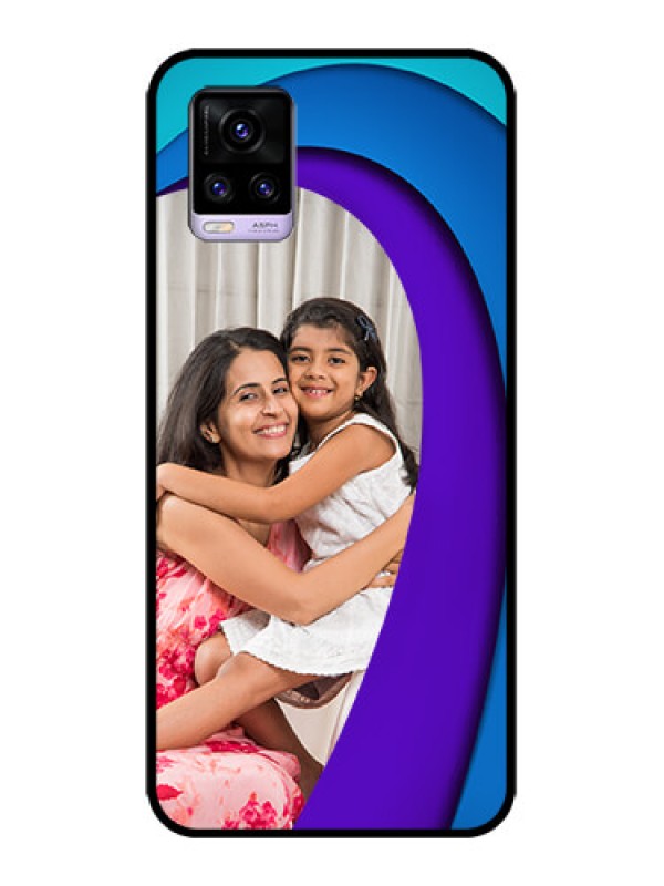 Custom Vivo V20 Custom Metal Phone CaseSimple Pattern Design