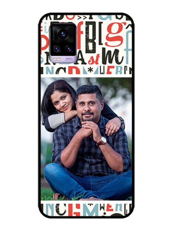 Custom Vivo V20 Custom Metal Phone CaseAlphabet Design