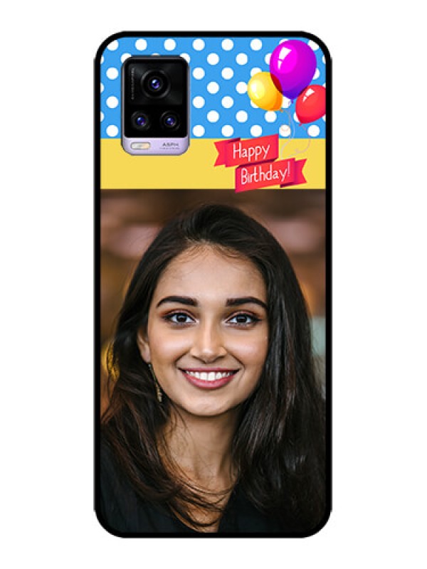 Custom Vivo V20 Custom Metal Phone CaseHappy Birthday Design