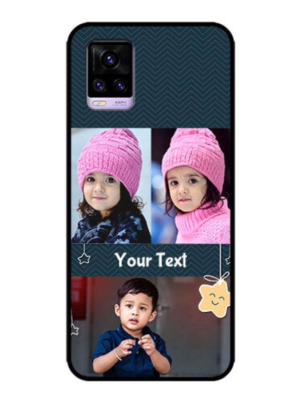 Custom Vivo V20 Custom Metal Phone CaseHanging Stars Design