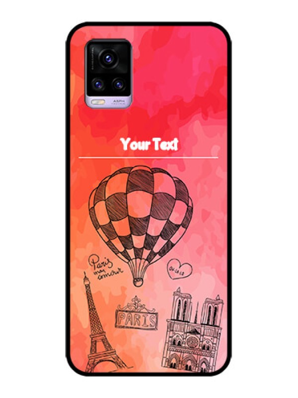 Custom Vivo V20 Custom Metal Phone CaseParis Theme Design