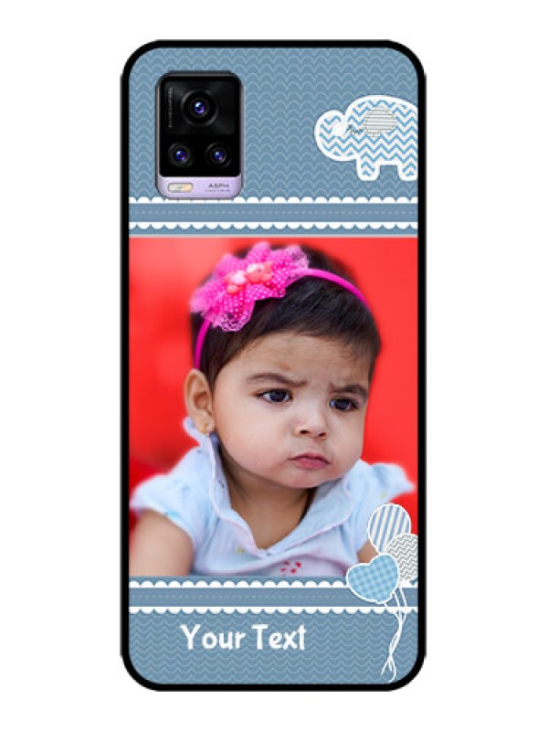 Custom Vivo V20 Custom Metal Phone CaseWith Kids Pattern Design