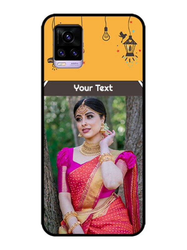 Custom Vivo V20 Custom Metal Phone CaseWith Family Picture And Icons