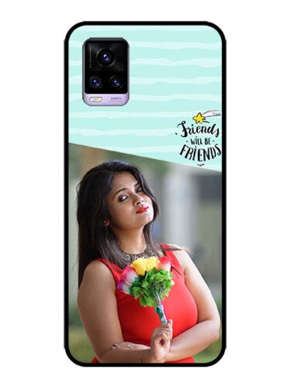 Custom Vivo V20 Custom Metal Phone CaseFriends Picture Icon Design