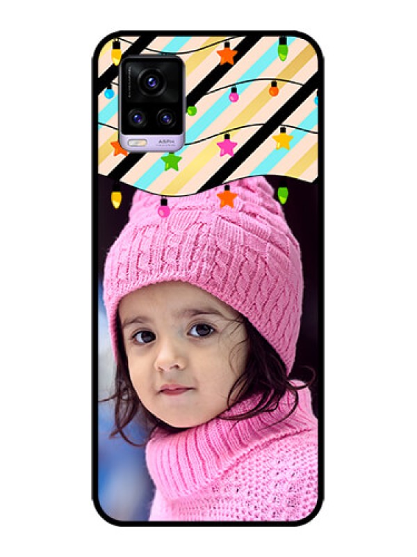 Custom Vivo V20 Custom Metal Phone CaseLights Hanging Design