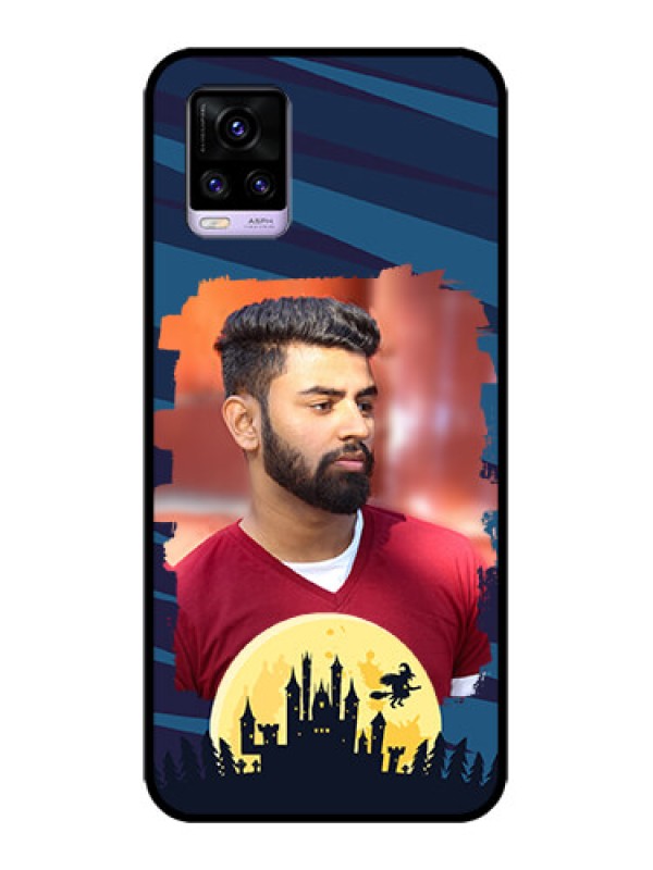 Custom Vivo V20 Custom Metal Phone CaseHalloween Witch Design