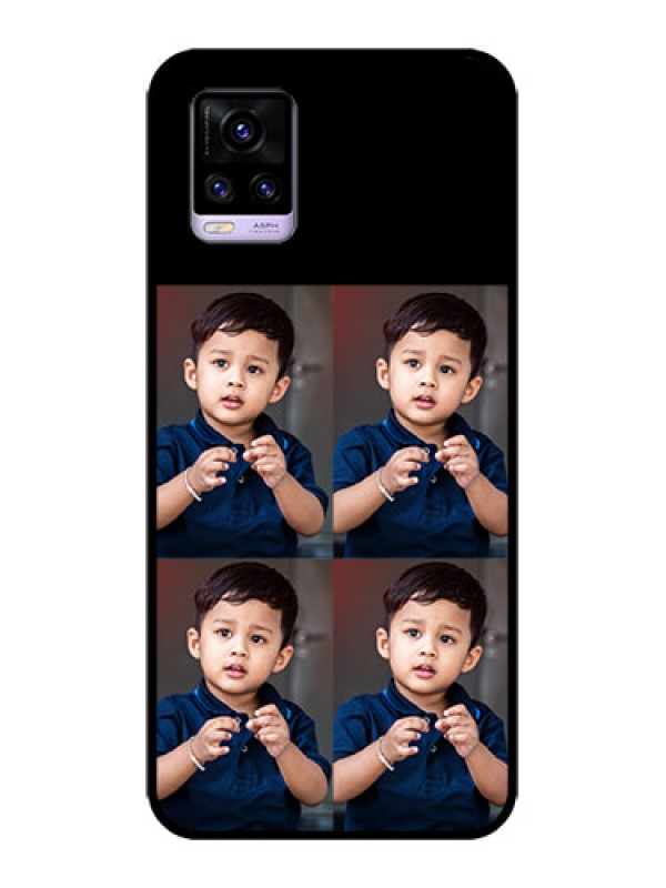 Custom Vivo V20 Custom Metal Phone Case4 Image Holder Design