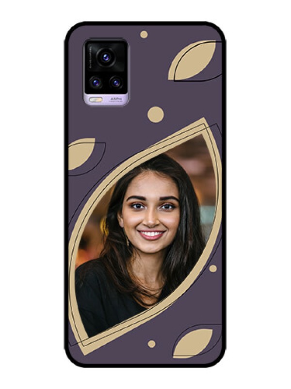 Custom Vivo V20 Custom Metal Phone CaseFalling Leaf Design