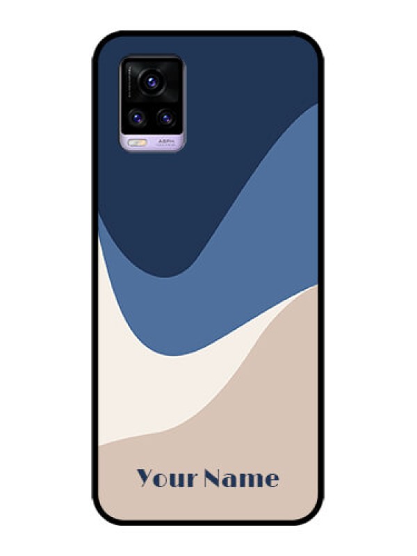 Custom Vivo V20 Custom Metal Phone CaseAbstract Drip Art Design