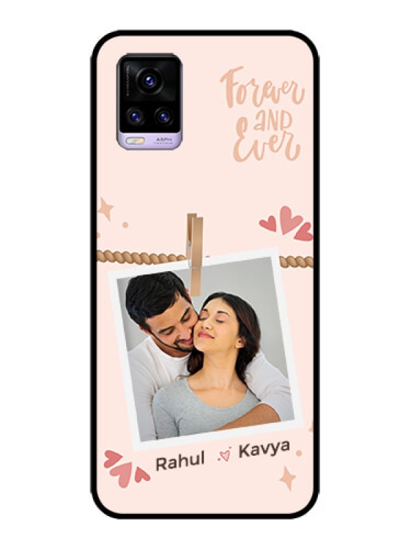 Custom Vivo V20 Custom Metal Phone CaseForever And Ever Love Design