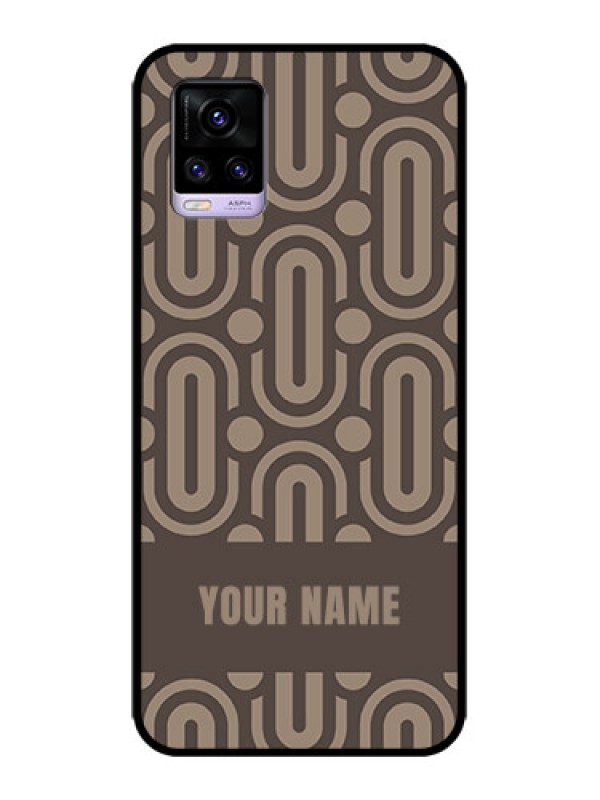 Custom Vivo V20 Custom Metal Phone CaseCaptivating Zero Pattern Design