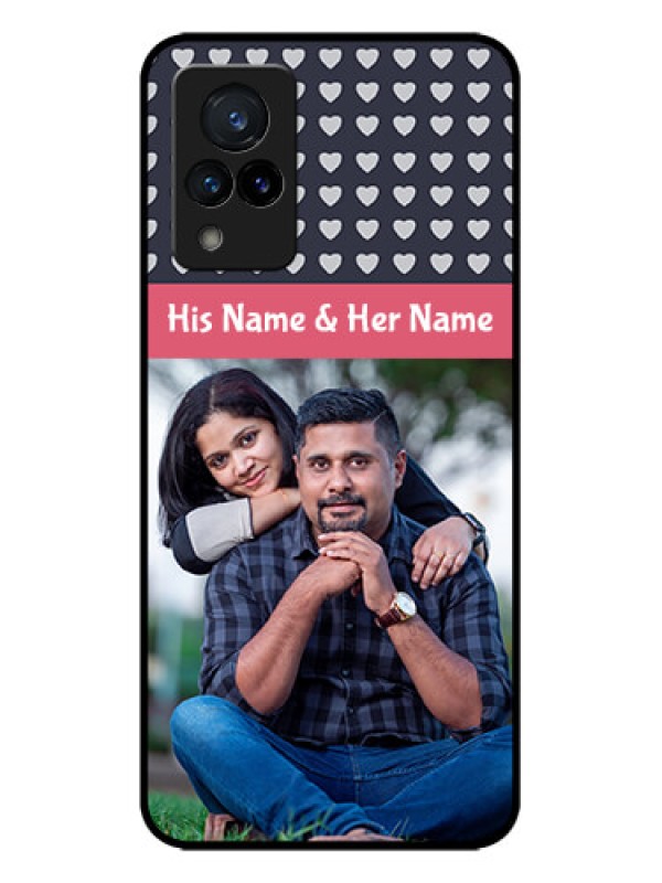 Custom Vivo V21 5G Custom Metal Phone CaseLove Symbols Design