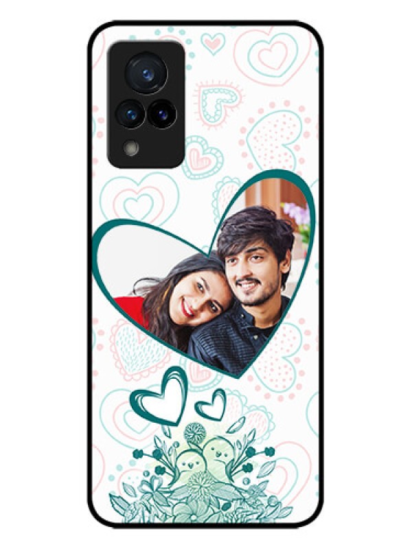 Custom Vivo V21 5G Custom Metal Phone CasePremium Couple Design
