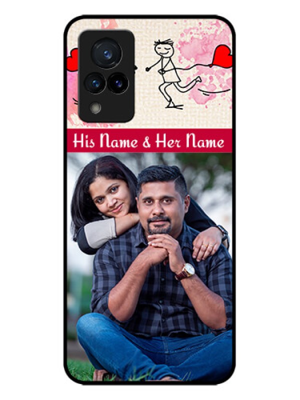 Custom Vivo V21 5G Custom Metal Phone CaseYou And Me Case Design