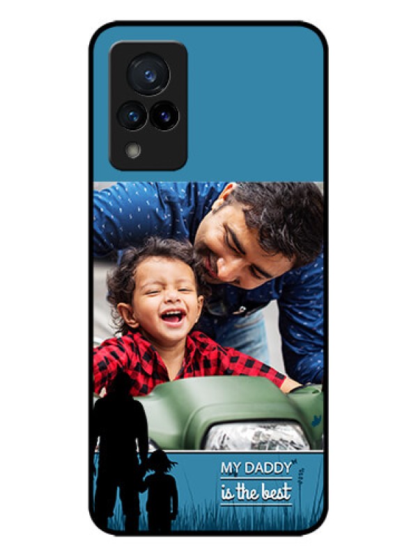 Custom Vivo V21 5G Custom Metal Phone CaseBest Dad Design
