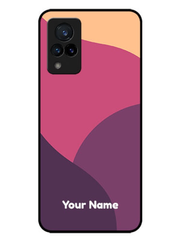 Custom Vivo V21 5G Custom Metal Phone CaseMixed Multi - Colour Abstract Art Design