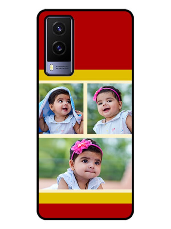 Custom Vivo V21e 5G Custom Metal Phone CaseMultiple Pic Upload Design