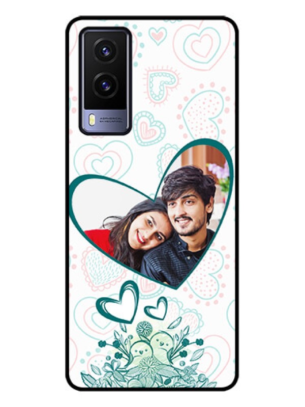 Custom Vivo V21e 5G Custom Metal Phone CasePremium Couple Design