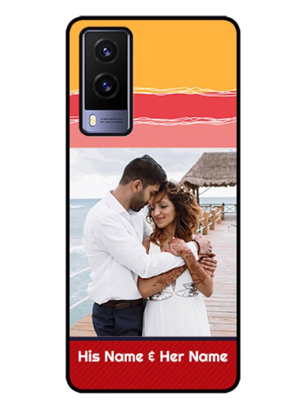 Custom Vivo V21e 5G Custom Metal Phone CaseColorful Case Design