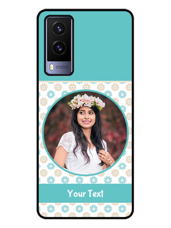 Custom Vivo V21e 5G Custom Metal Phone CaseBeautiful Flowers Design