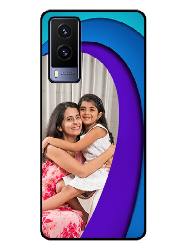Custom Vivo V21e 5G Custom Metal Phone CaseSimple Pattern Design